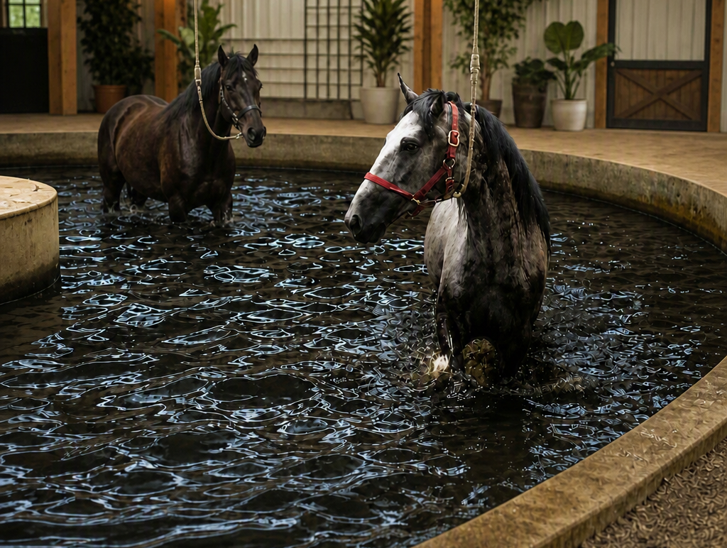 Horse Water Walking and Rehabilitation